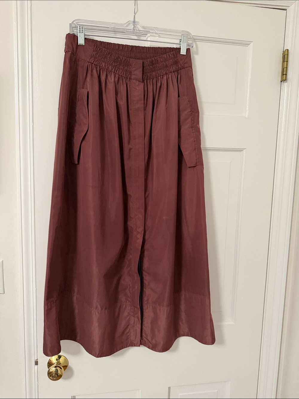 Tibi Italian Sporty Nylon Zip Skirt. Size M. - Picture 2 of 7